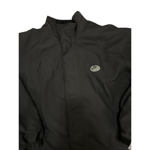 Nike F.I.T Vtg Charcoal Gray Full Zip Jacket‎ Mens Large F2 - Picture 4 of 8